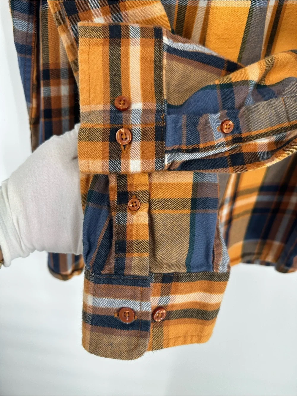 THE NORTH FACE Men Classic Plaid Arroyo Lightweight Flannel Button Down Shirt XL